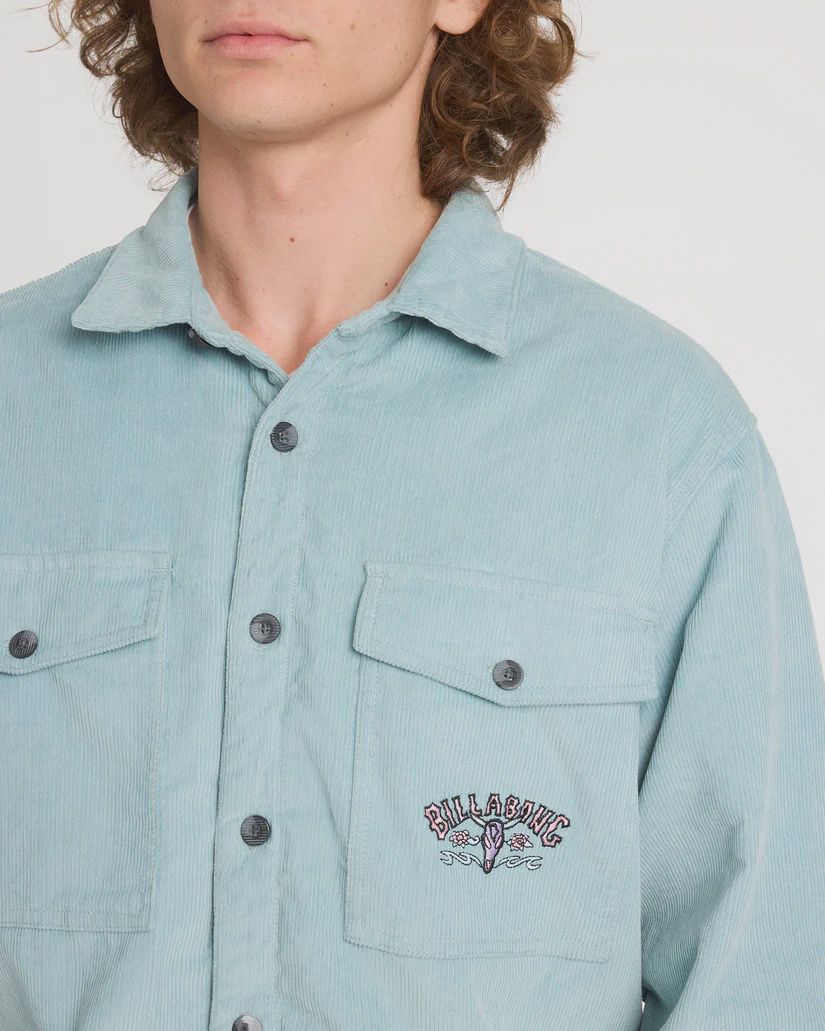 BILLABONG MENS OCCY SHAKKAS JACKET - CLOUD BLUE