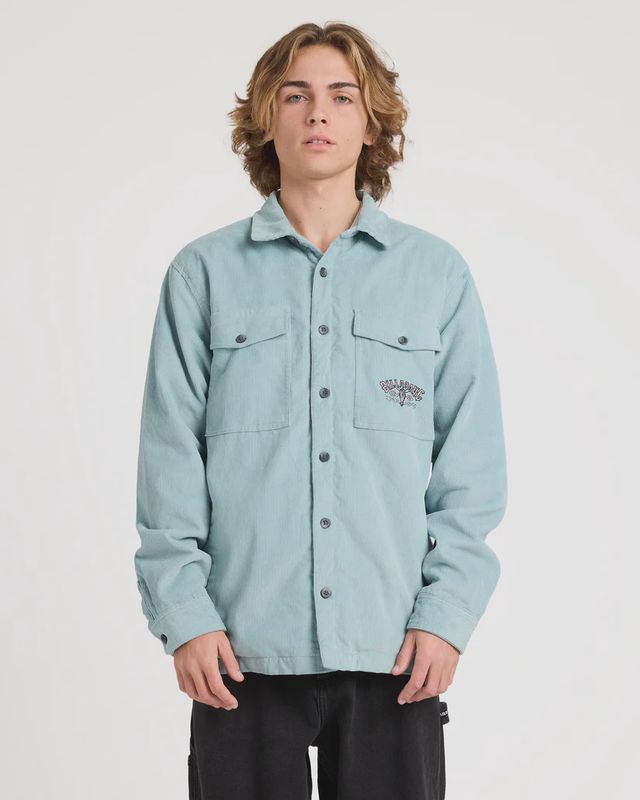 BILLABONG MENS OCCY SHAKKAS JACKET - CLOUD BLUE