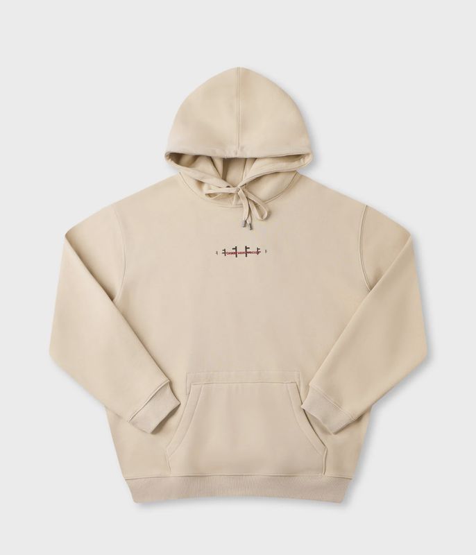 FORMER MENS RECURRENT F HOODIE - BONE