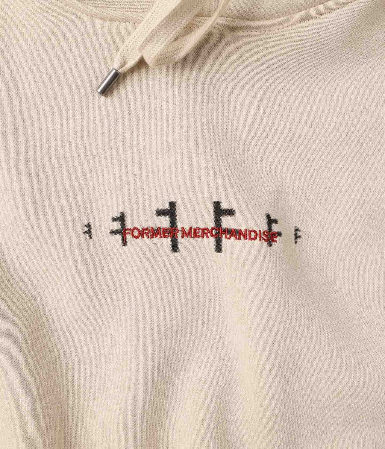 FORMER MENS RECURRENT F HOODIE - BONE
