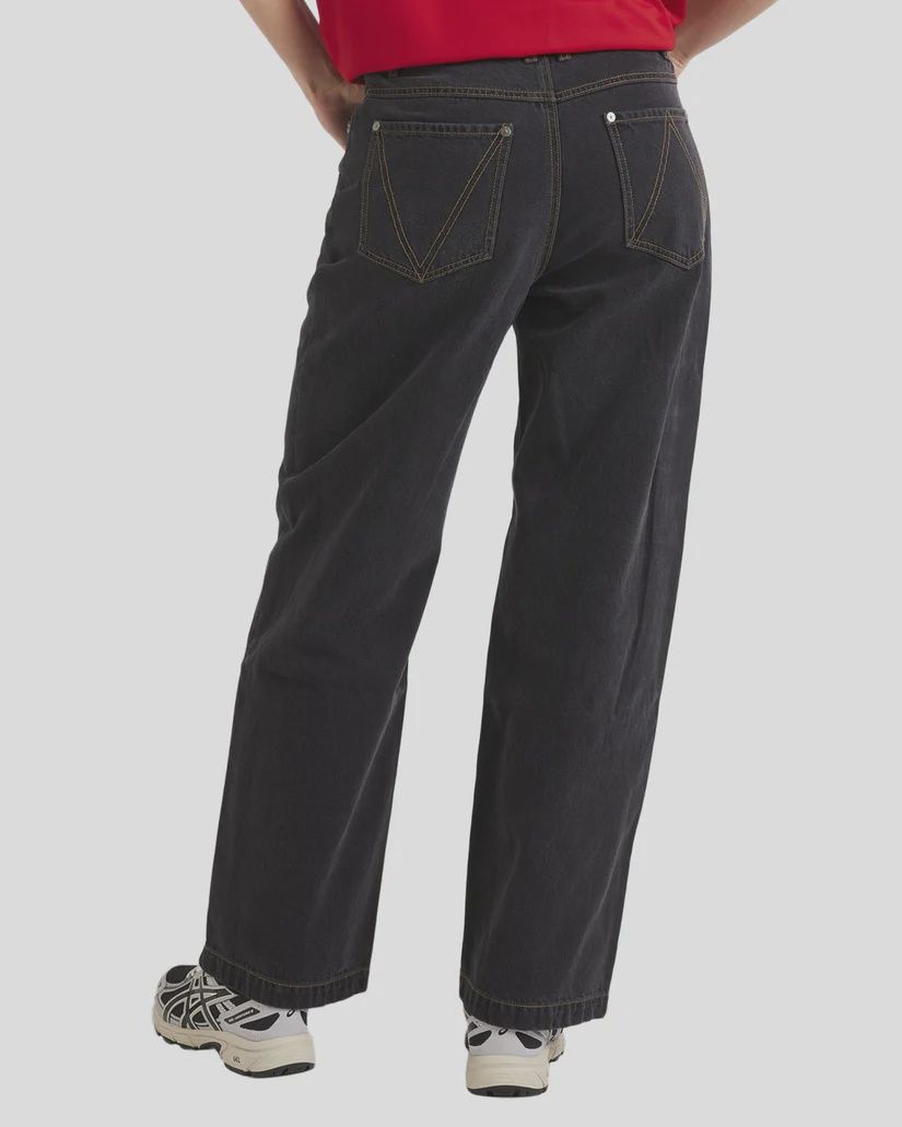 RVCA WOMENS ENCORE DENIM PANT - BLACK