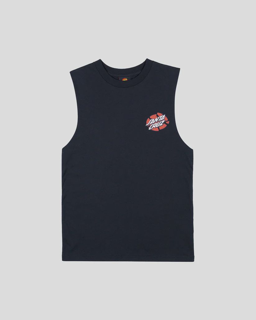 SANTA CRUZ BOYS SC MEEK SLASHER MUSCLE - BLACK