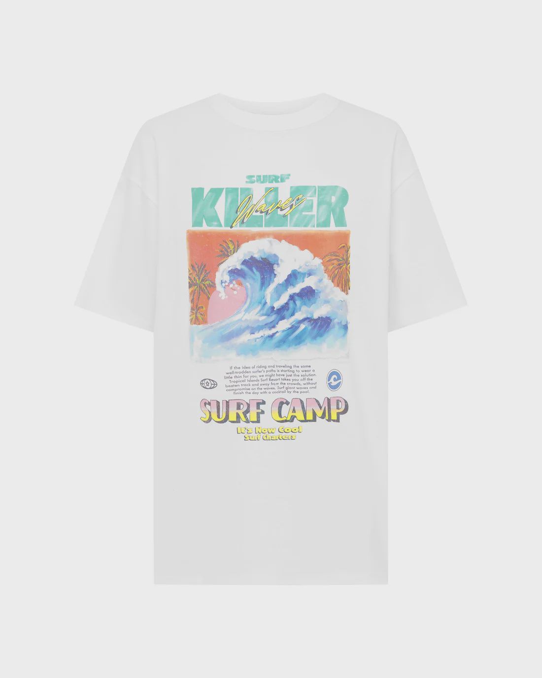 IT&#39;S NOW COOL LADIES THE SIGNATURE S/S TEE - SURF CAMP