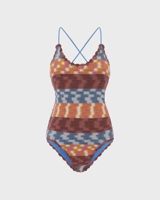 ITS NOW COOL THE CROCHET ONE PIECE- AZUL