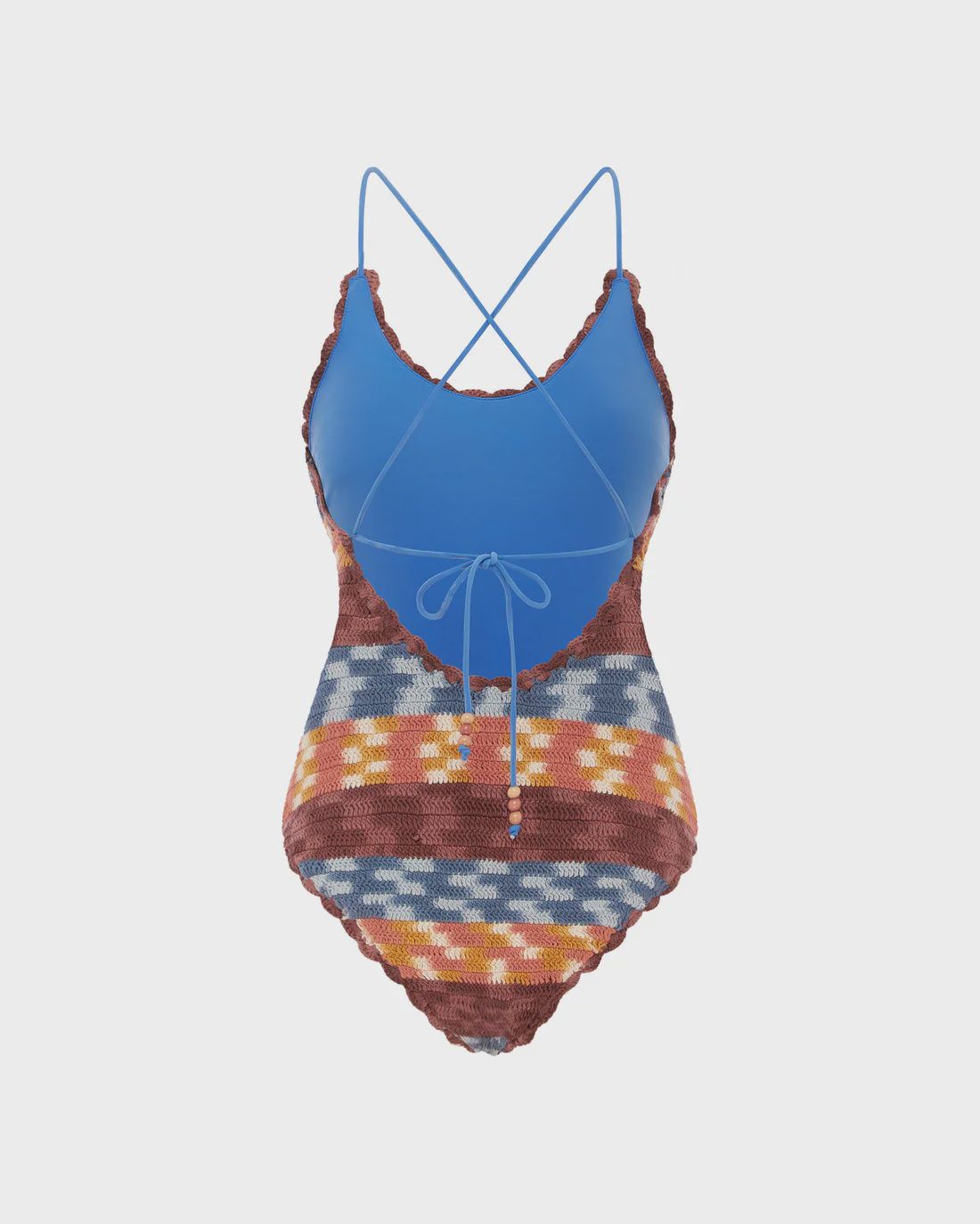 ITS NOW COOL THE CROCHET ONE PIECE- AZUL
