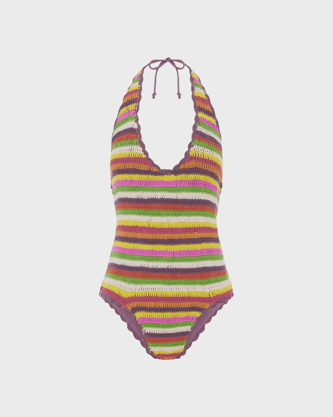 IT&#39;S NOW COOL LADIES THE CROCHET VEE ONE PIECE SWIM - TULUM