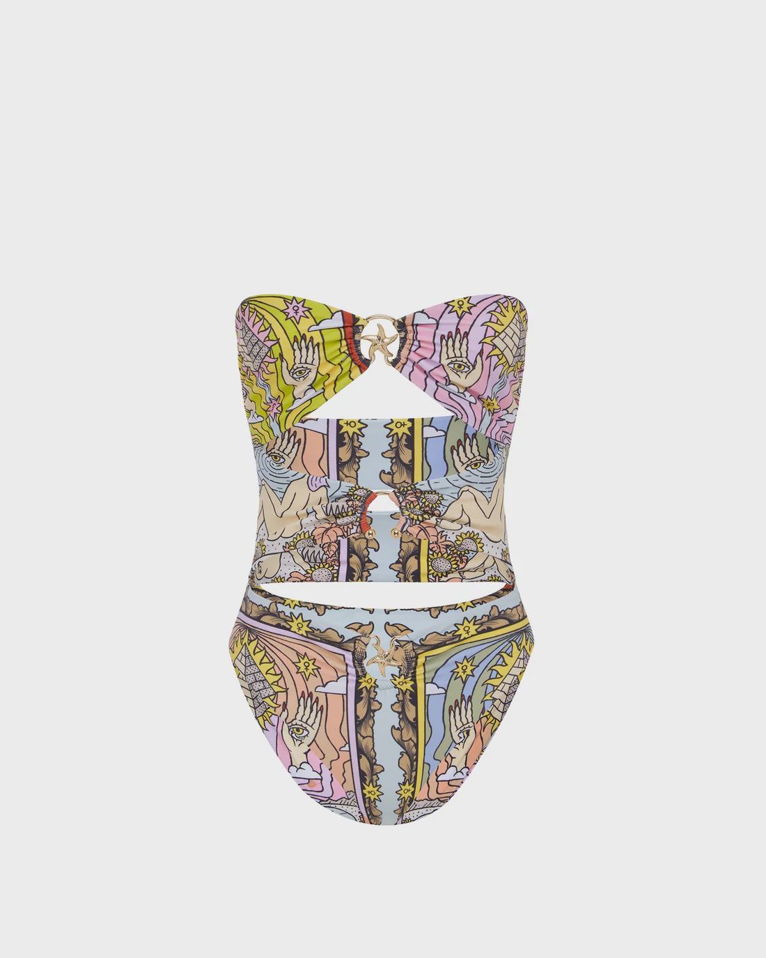 IT&#39;S NOW COOL x SOMETHING VERY SPECIAL LADIES THE SOLEIL ONE PIECE SWIM - TAROT