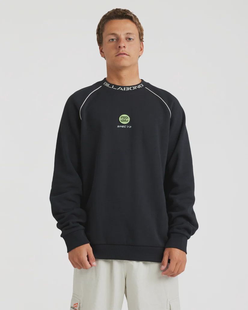 BILLABONG MENS SPEC 73 CREW - BLACK
