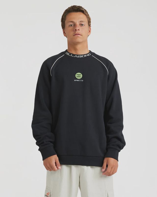 BILLABONG MENS SPEC 73 CREW - BLACK