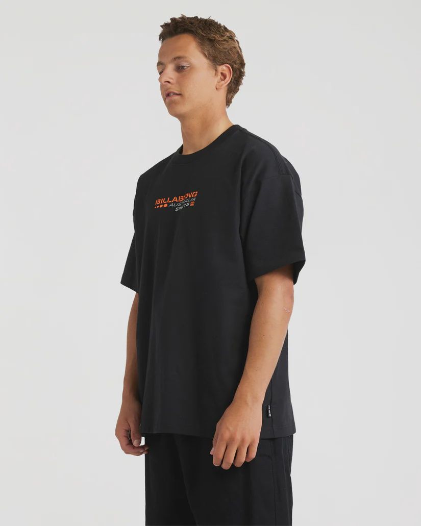 BILLABONG MENS SPEC 73 TYPE SS TEE - BLACK