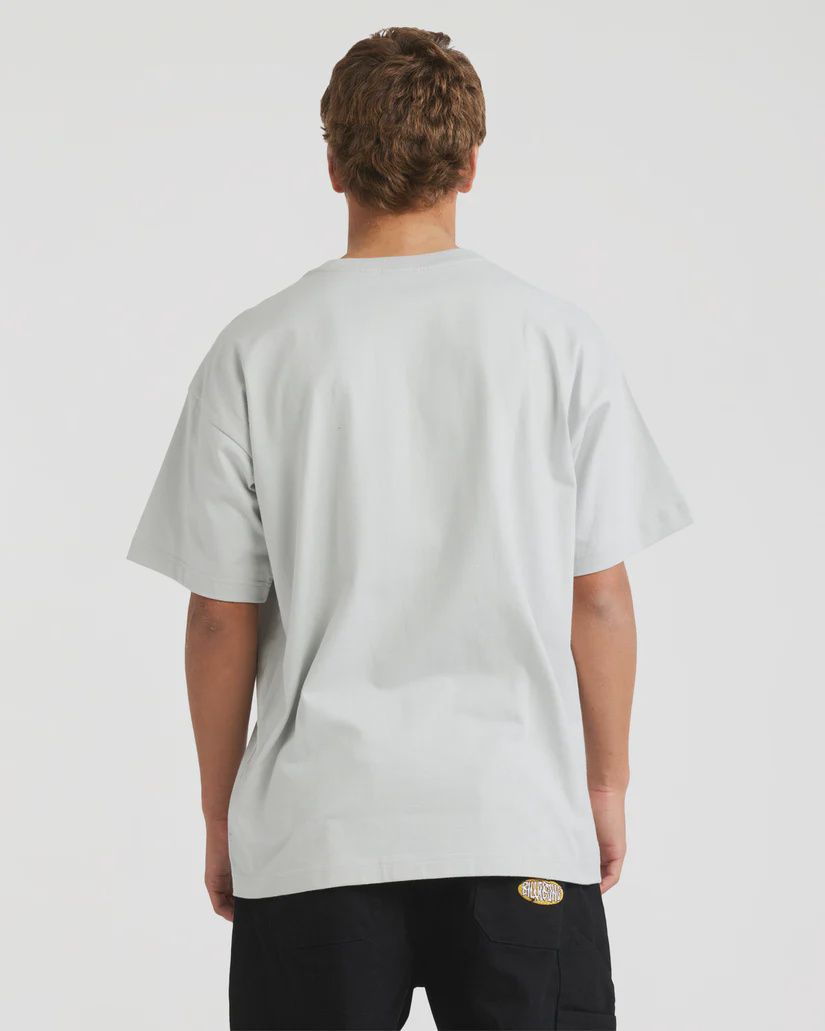 BILLABONG MENS SPEC 73 PILL SS TEE - SILVER