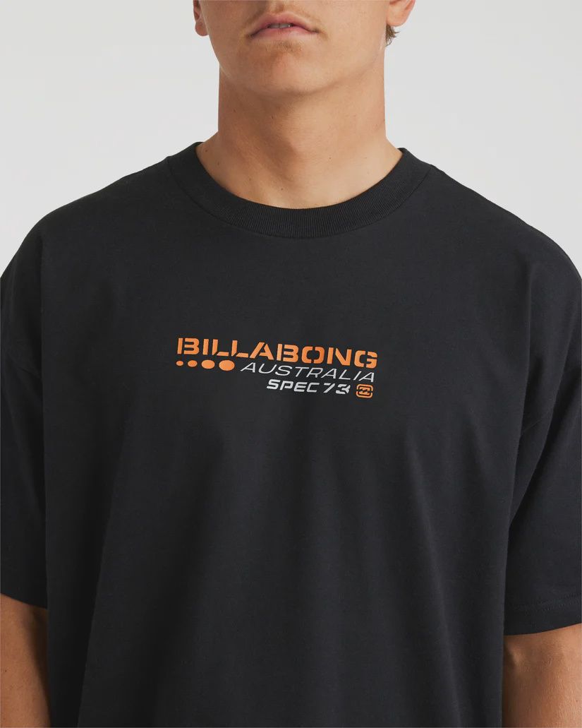 BILLABONG MENS SPEC 73 TYPE SS TEE - BLACK
