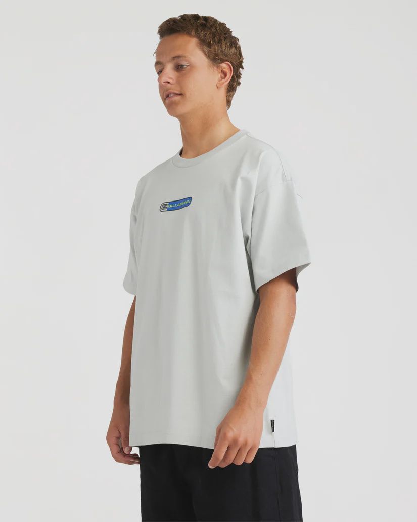 BILLABONG MENS SPEC 73 PILL SS TEE - SILVER