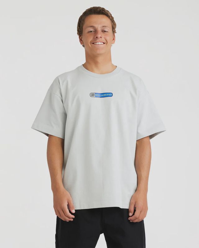 BILLABONG MENS SPEC 73 PILL SS TEE - SILVER