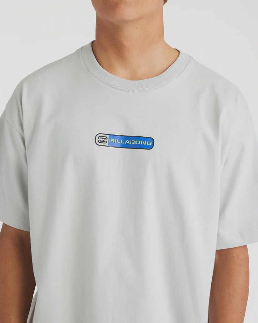 BILLABONG MENS SPEC 73 PILL SS TEE - SILVER
