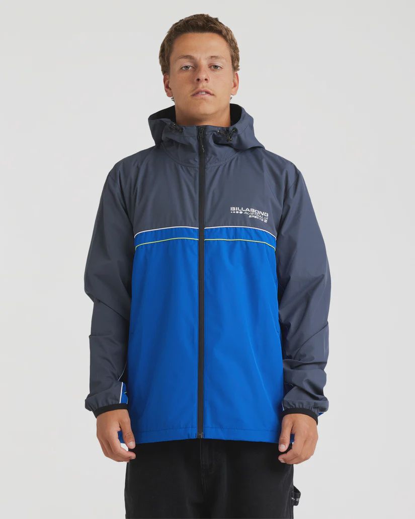 BILLABONG MENS SPEC73 WINDBREAKER JACKET - COBALT