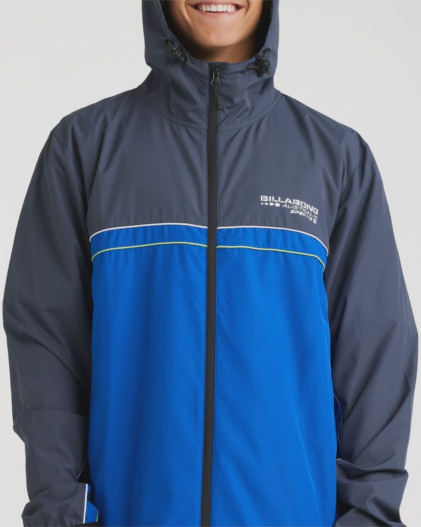 BILLABONG MENS SPEC73 WINDBREAKER JACKET - COBALT