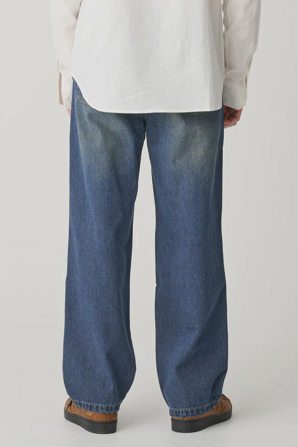 XLARGE MENS BAGGY BULL DENIM 91 PANT - WORN BLUE