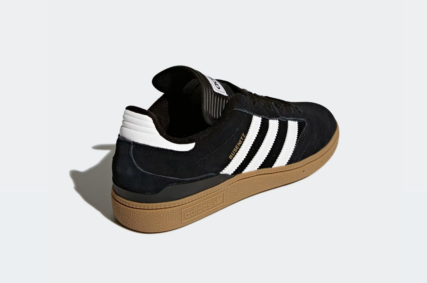 ADIDAS BUSENITZ SHOES - CORE BLACK / CLOUD WHITE / GOLD METALLIC