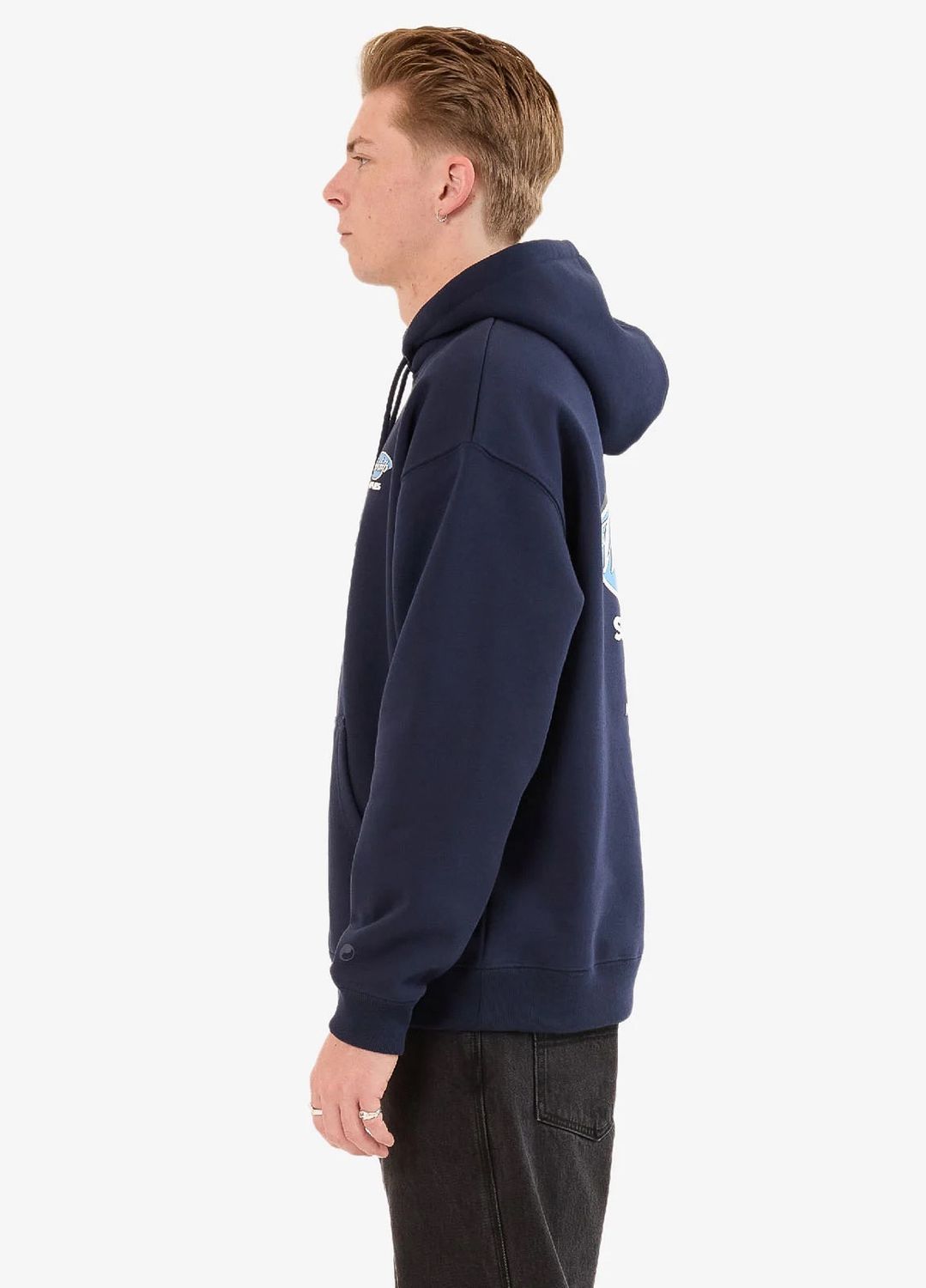 WORSHIP MENS OBSERVER HOODIE - PEACOAT