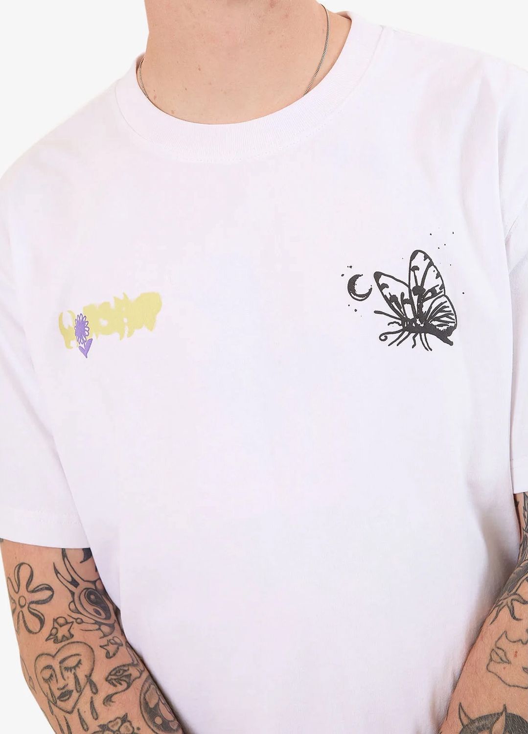 WORSHIP MENS NEVER ASSUME SS TEE - WHITE