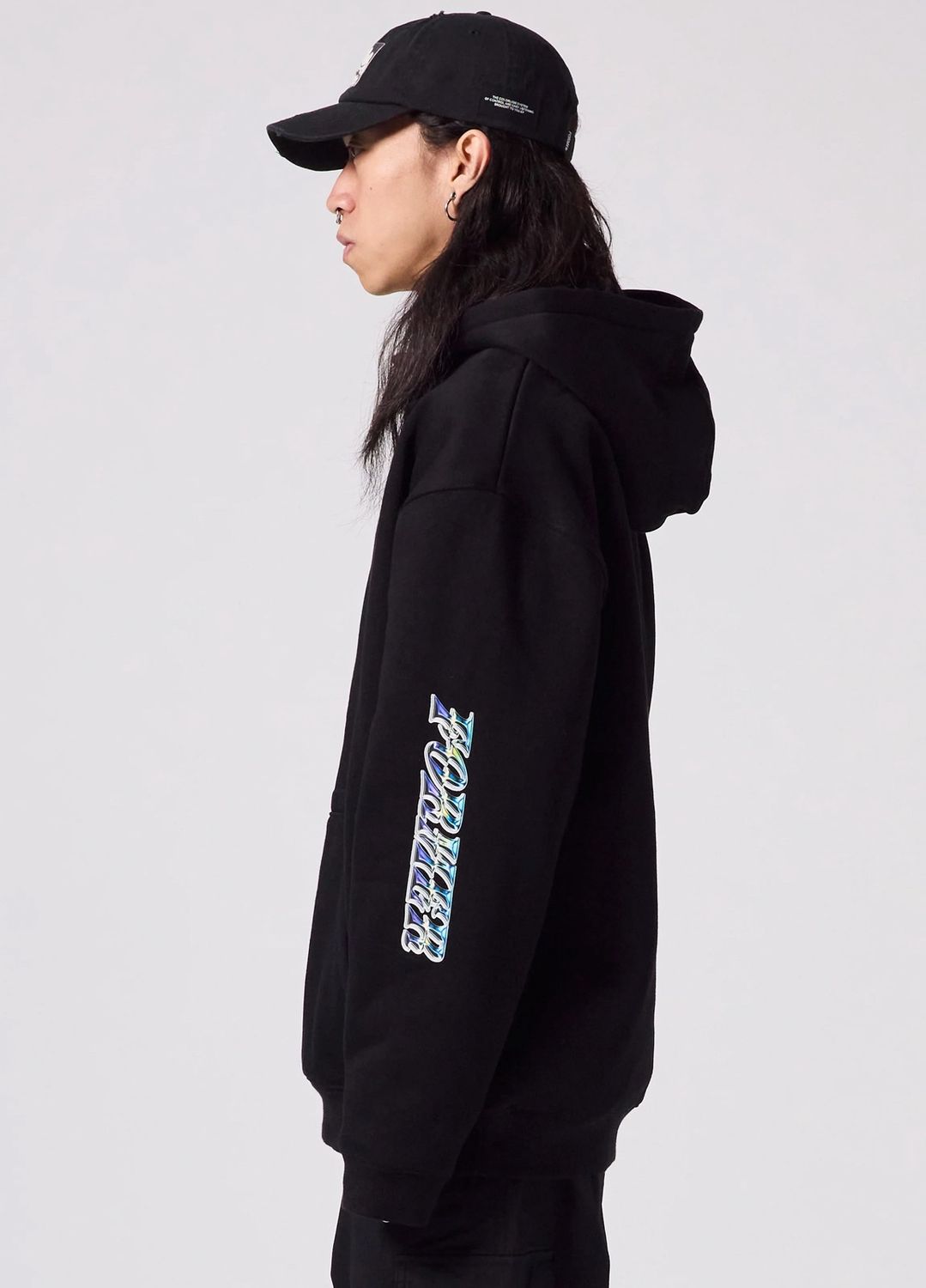 FORMER MENS FOIL HOOD - BLACK