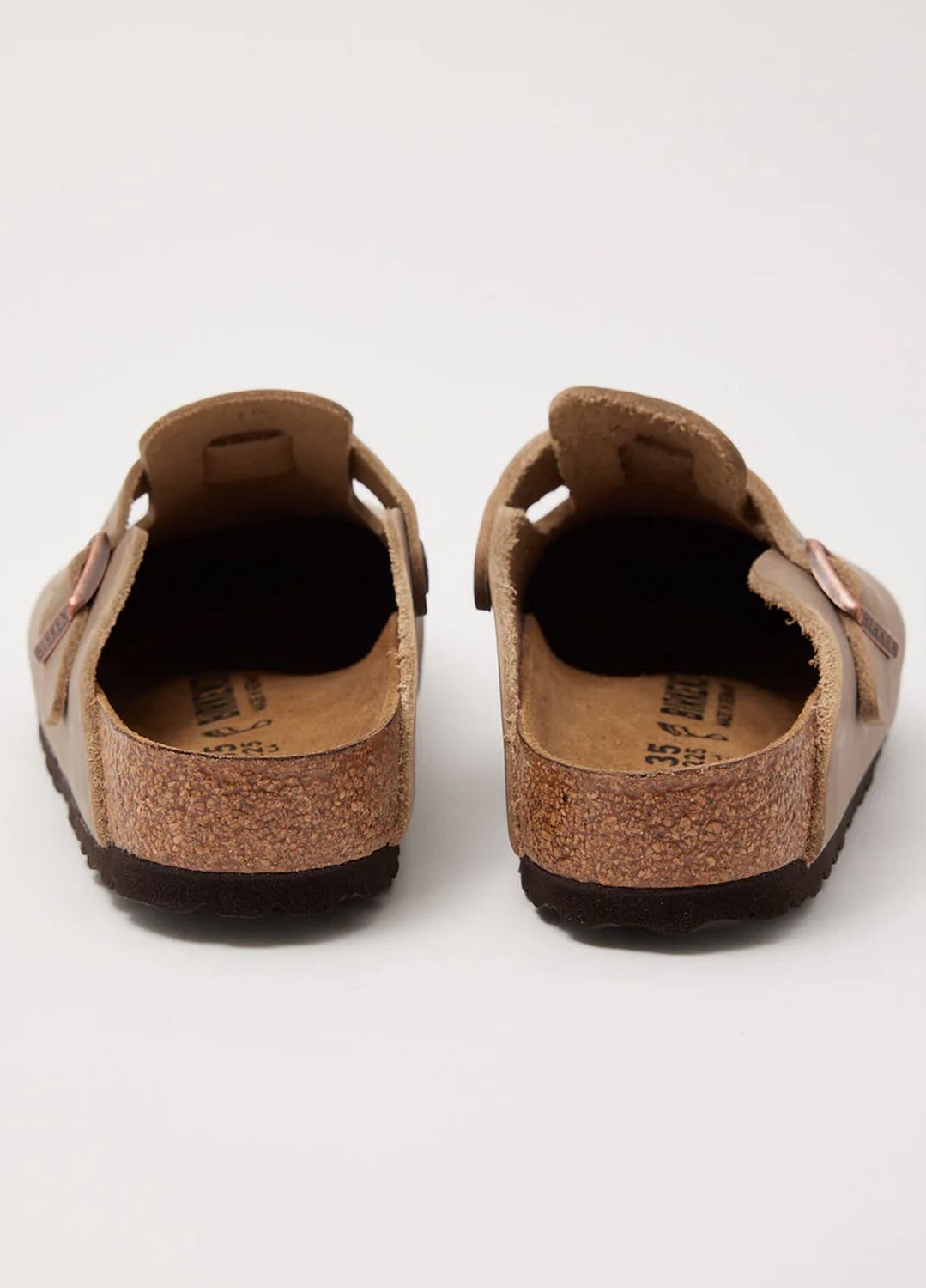 BIRKENSTOCK BOSTON TABACCO BROWN OILED LEATHER REGULAR