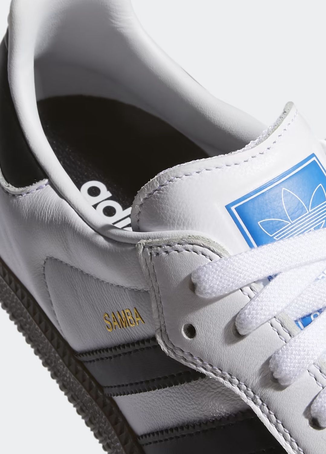 ADIDAS SAMBA UNISEX ADV SHOE - WHITE/BLACK/GUM
