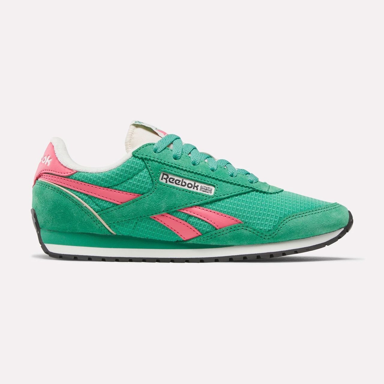 REEBOK WOMENS CLASSIC AZ SHOE - GREEN / GREEN / PASSION PINK