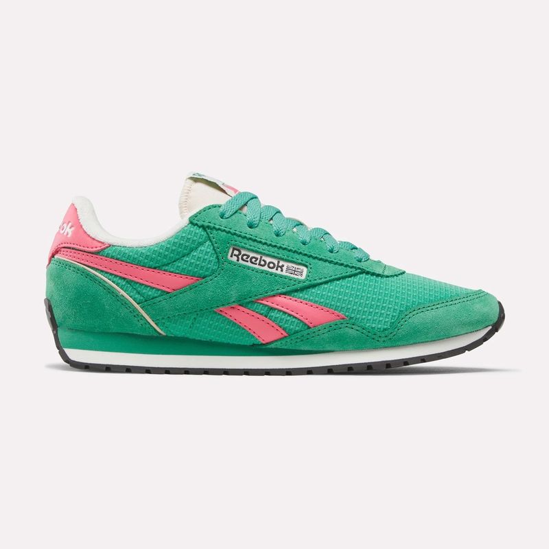 REEBOK WOMENS CLASSIC AZ SHOE - GREEN / GREEN / PASSION PINK