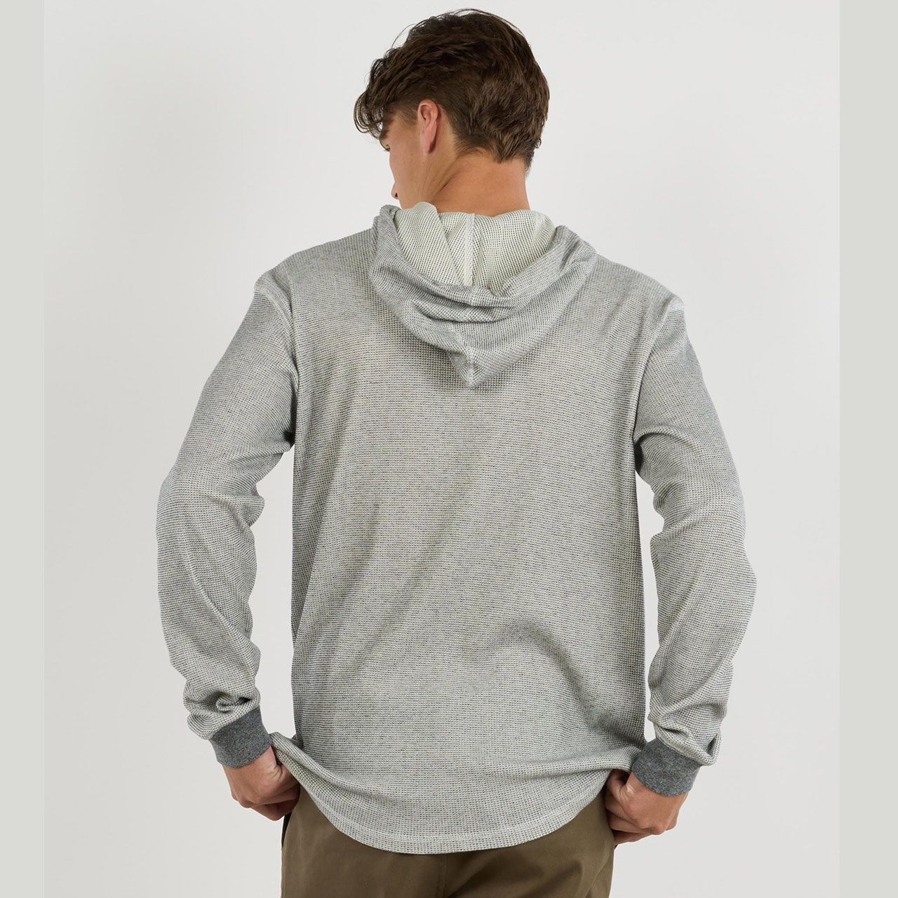 BILLABONG MENS KEYSTONE PULLOVER HOOD - OATMEAL HEATHER