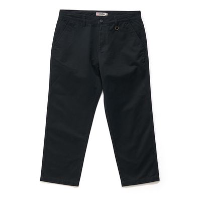 S-DOUBLE MENS CHINO PANT TWILL - BLACK