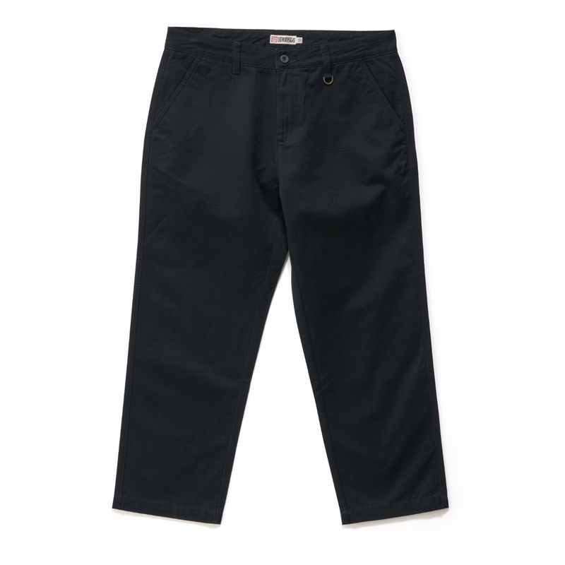S-DOUBLE MENS CHINO PANT TWILL - BLACK