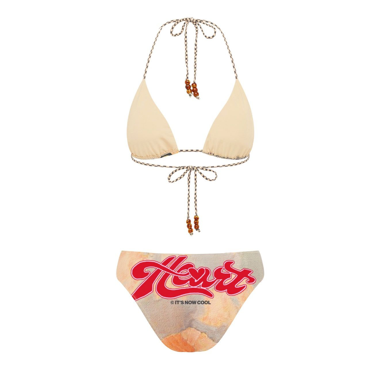 ITS NOW COOL WOMENS THE HIGH CURVE BIKINI PANT - WILD HEARTS