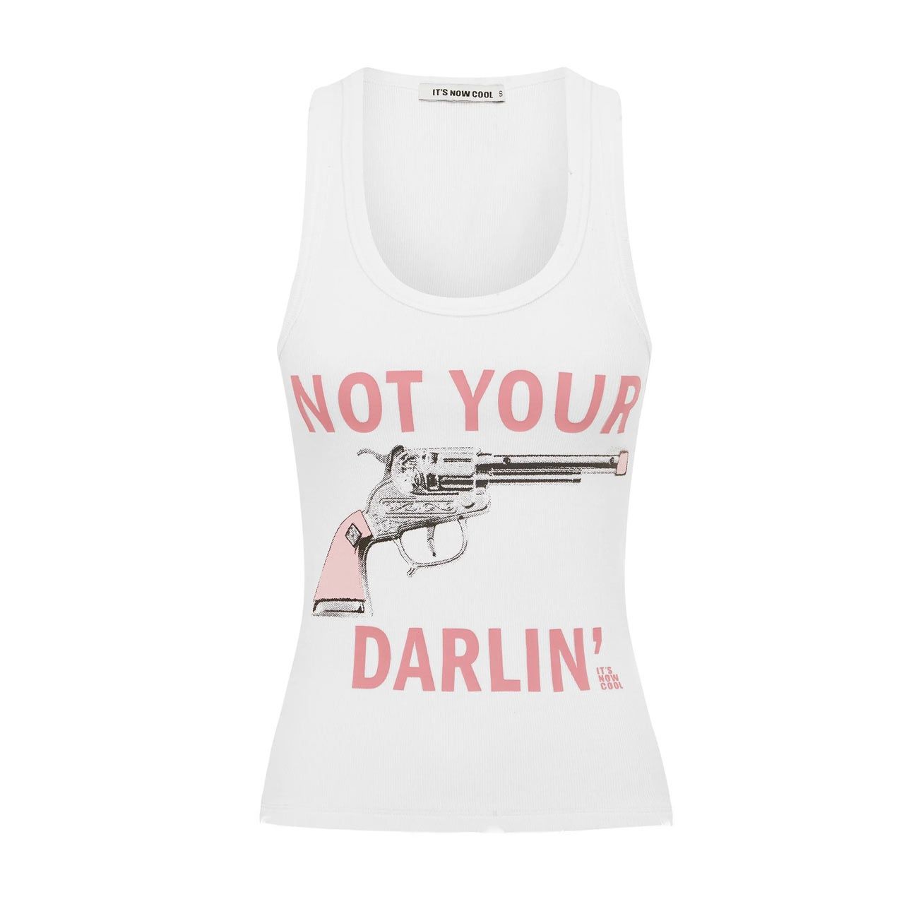 ITS NOW COOL WOMENS THE RIB TANK TOP - NOT YOUR DARLIN&#39;