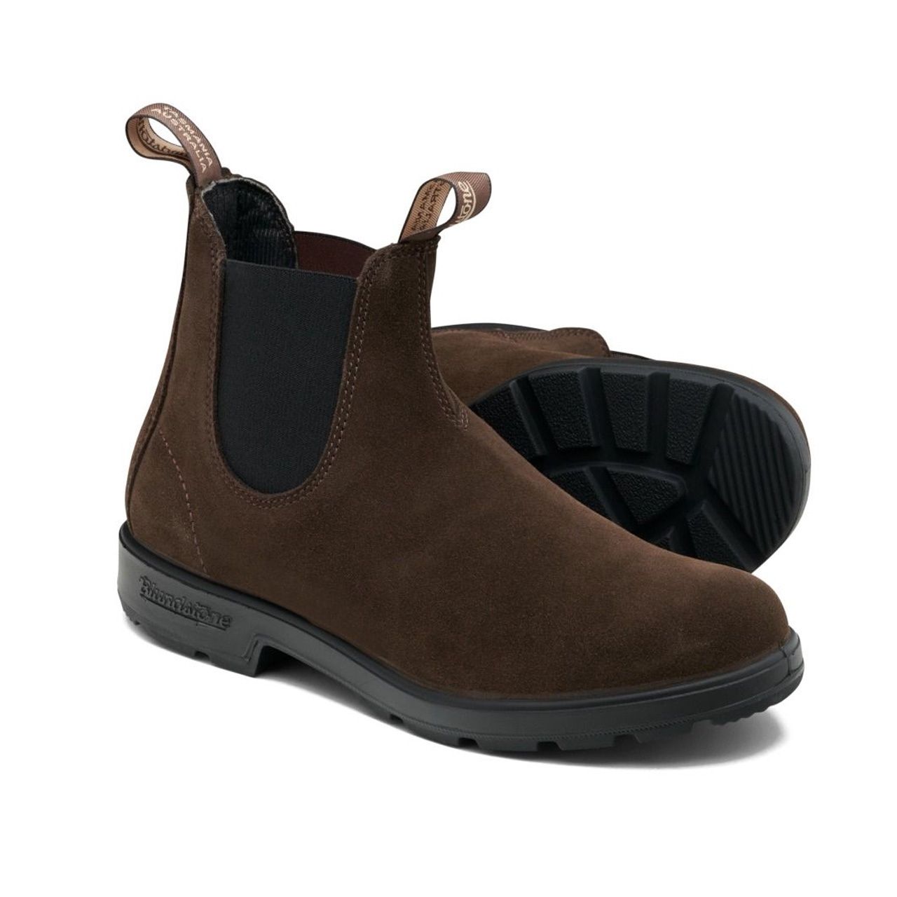 BLUNDSTONE UNISEX #2410 ELASTIC SIDED BOOT-BROWN