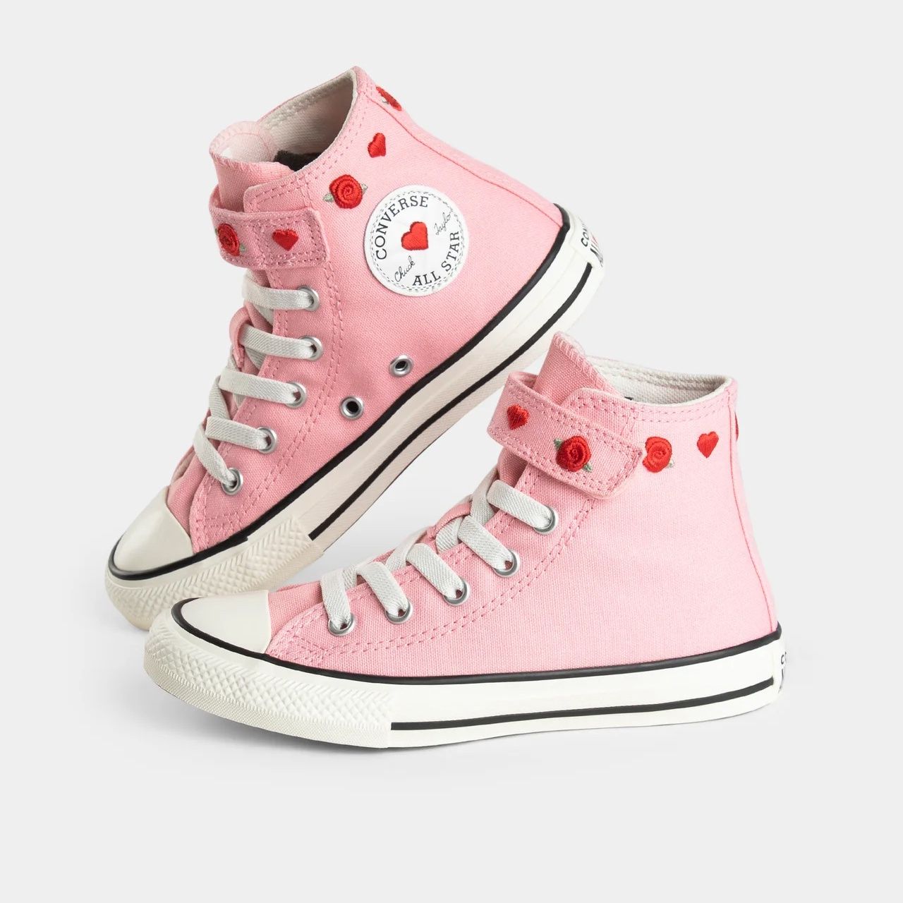 CONVERSE KIDS CT VALENTINES 1V HI - JELLYFISH JITTER/RED/EGRET