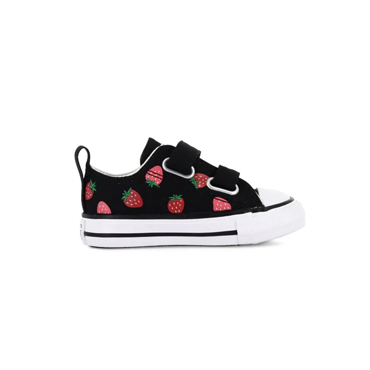 CONVERSE INFANT CT 2V LOW - STRAWBERRIES  BLACK