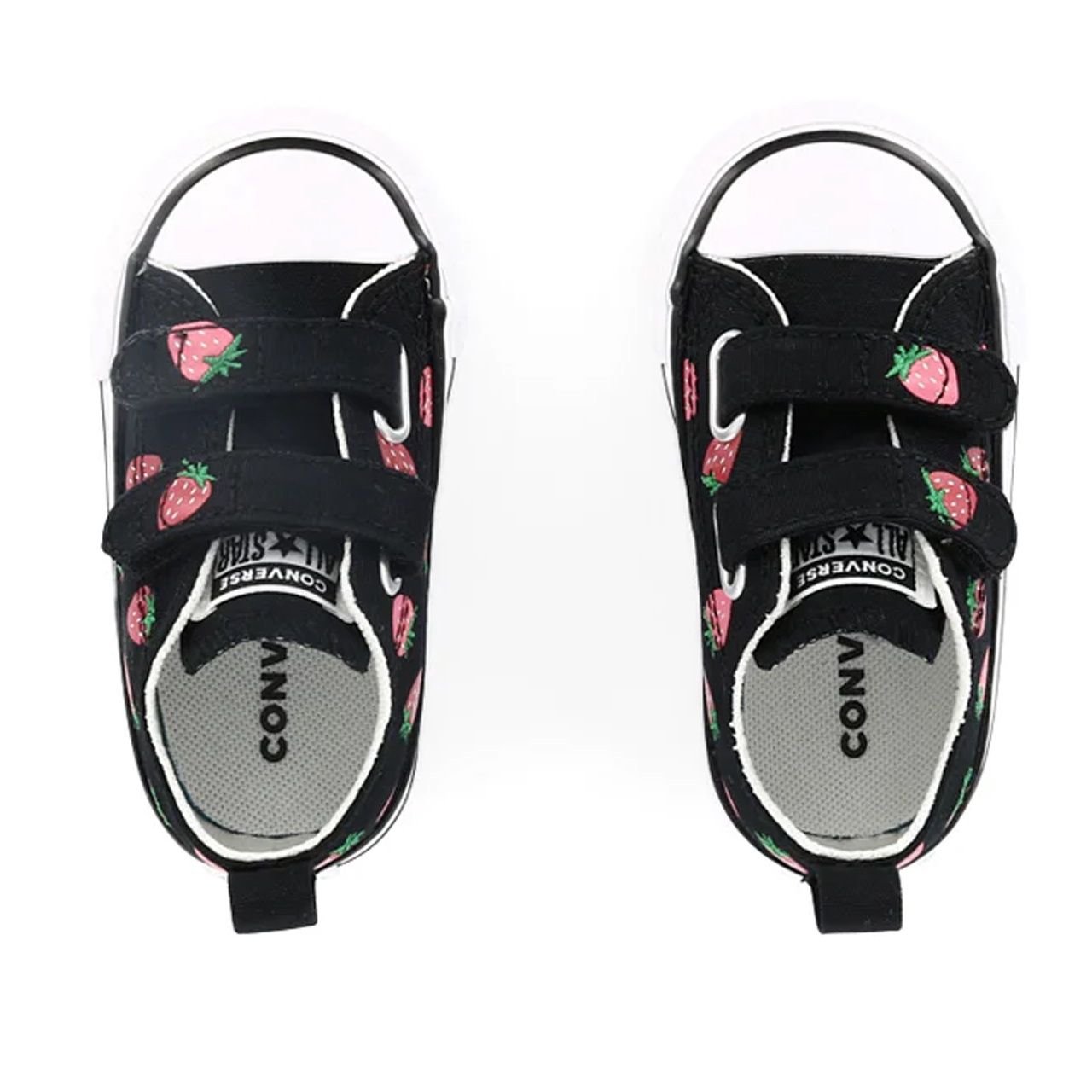 CONVERSE INFANT CT 2V LOW - STRAWBERRIES  BLACK