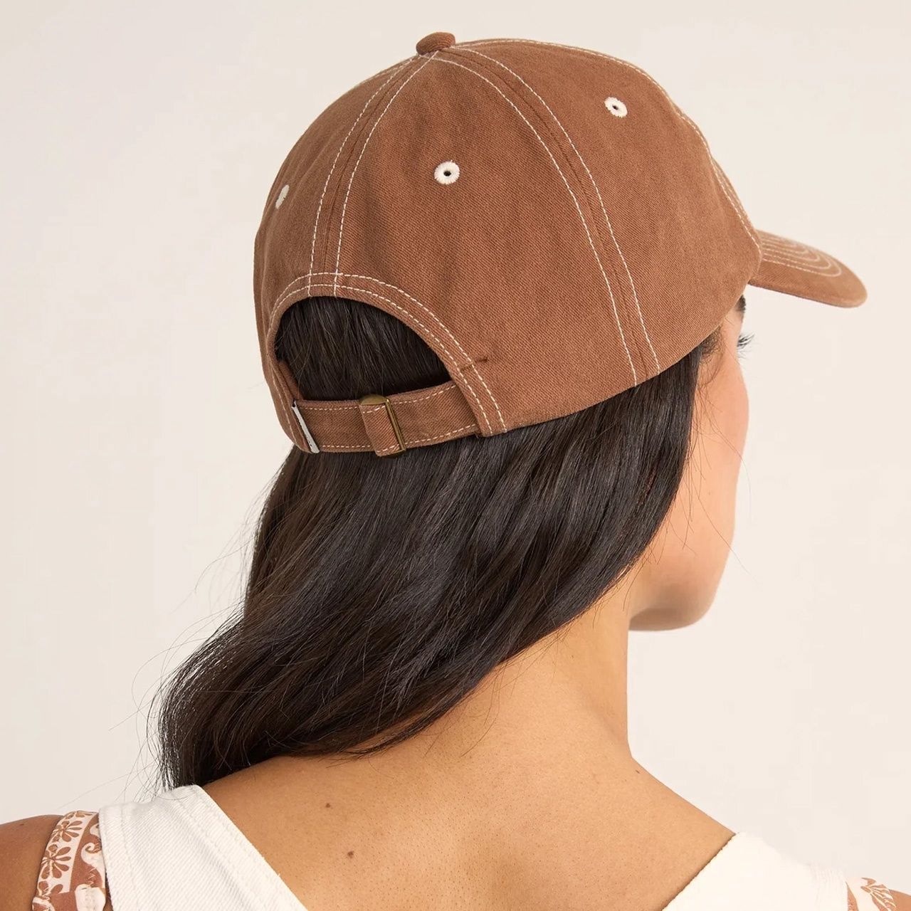 RHYTHM LADIES SEAFARER CAP - BROWN