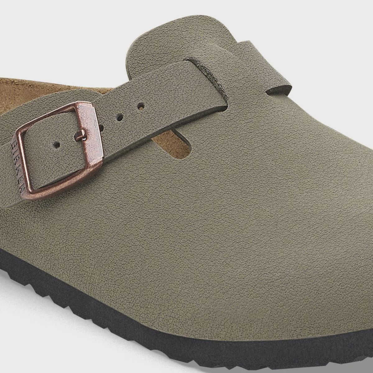 BIRKENSTOCK KIDS BOSTON BIRKIBUC NARROW - STONE