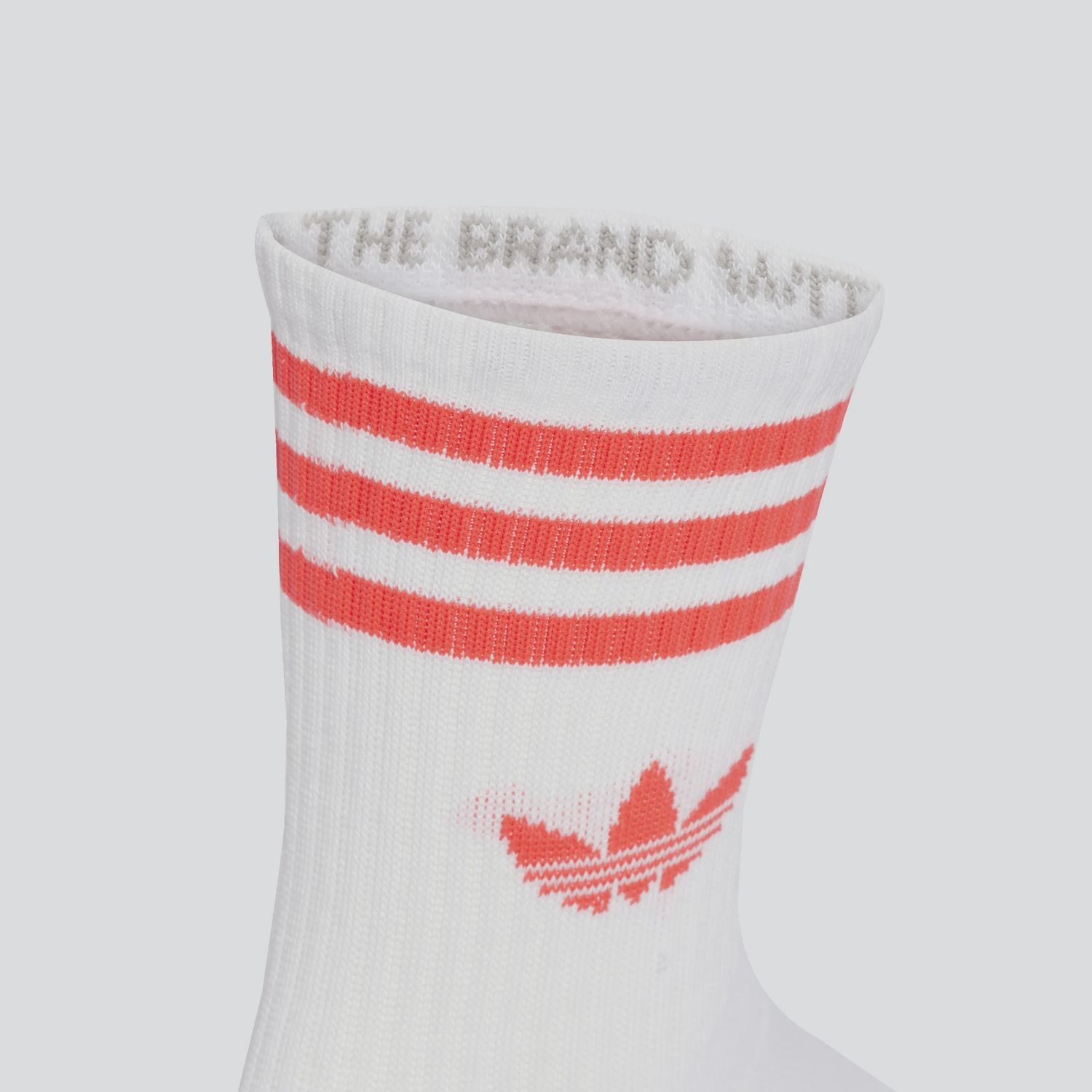ADIDAS UNISEX 3S CREW SOCK - 3 PACK - WHITE