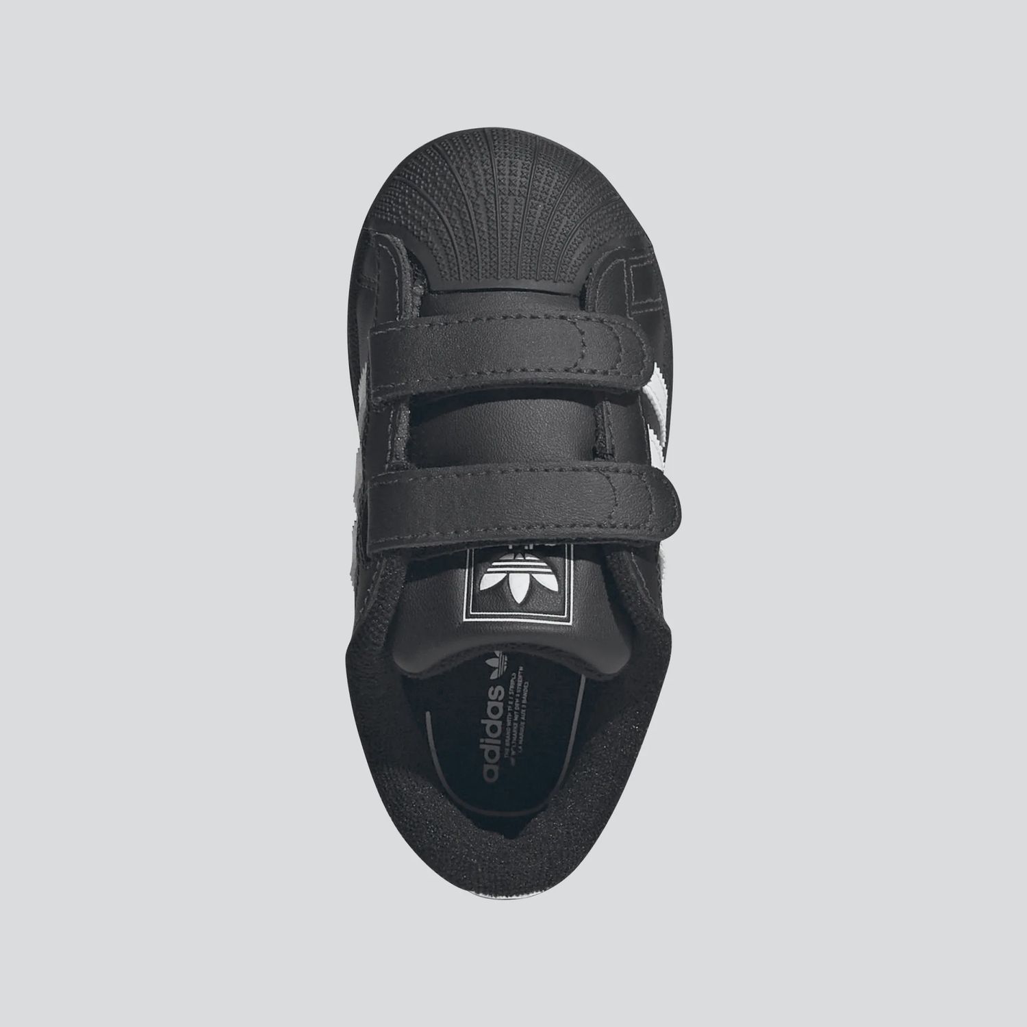 ADIDAS INFANT SUPERSTAR II SHOE - BLACK