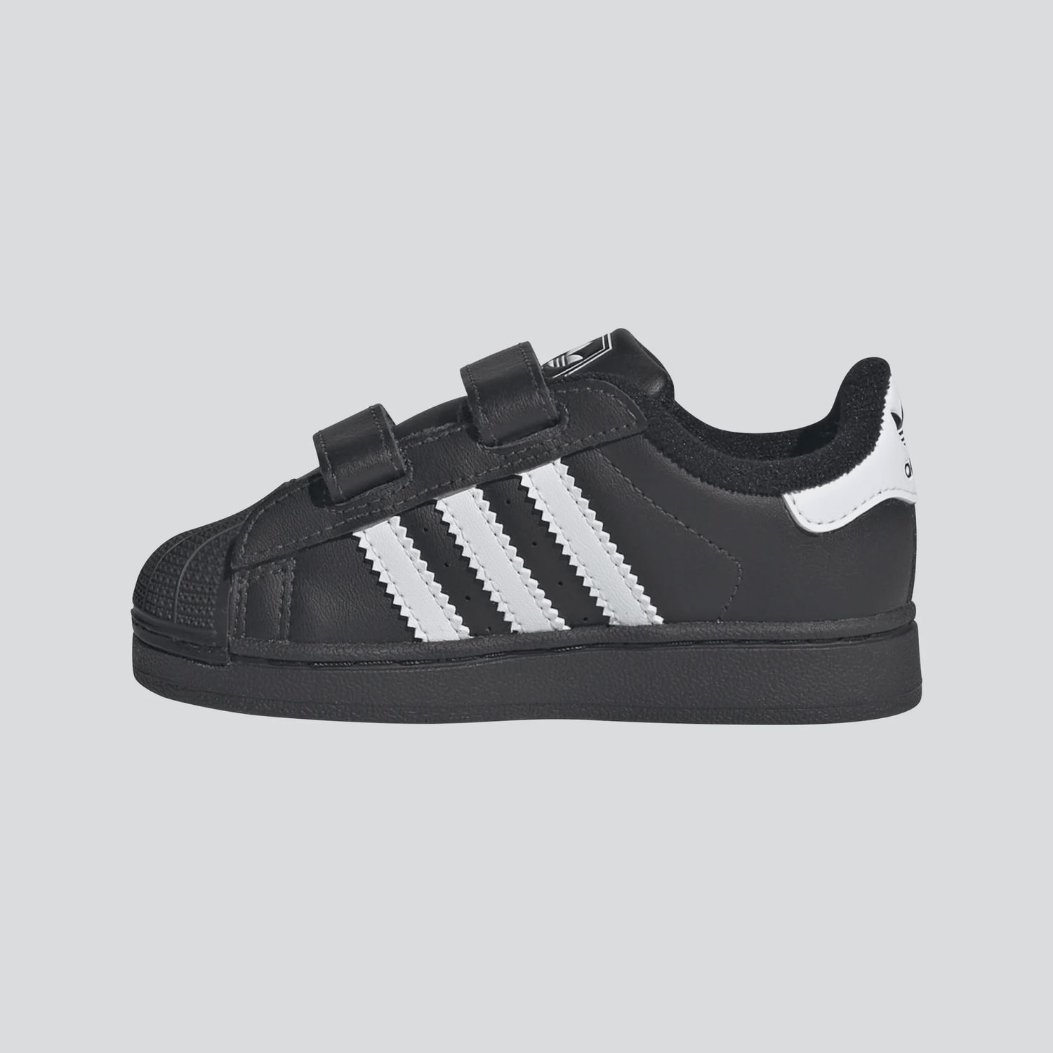 ADIDAS INFANT SUPERSTAR II SHOE - BLACK