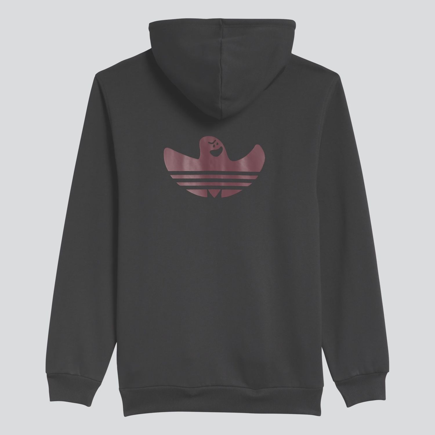 ADIDAS MENS SHMOO GRAPHIC HOODIE - BLACK / SHADOW RED