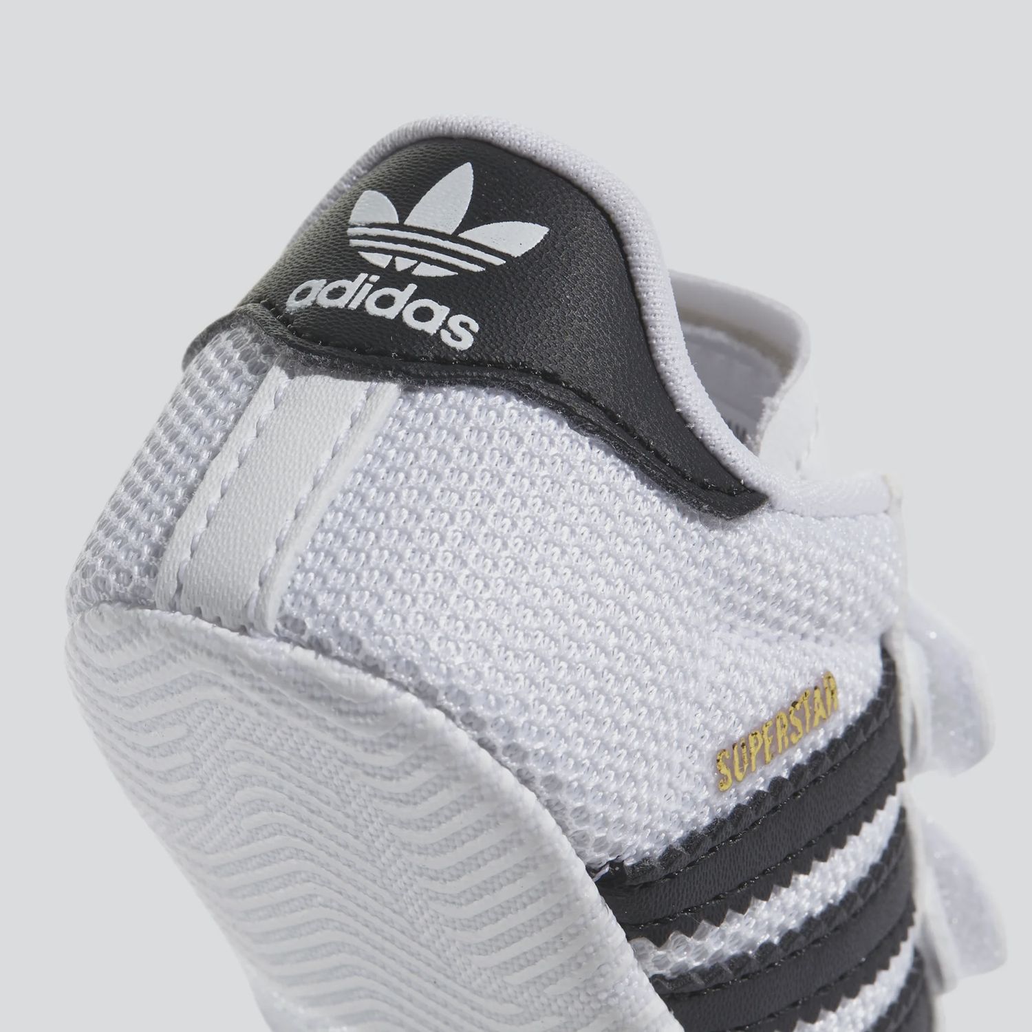 ADIDAS KIDS SUPERSTAR CRIB SHOE -  WHITE