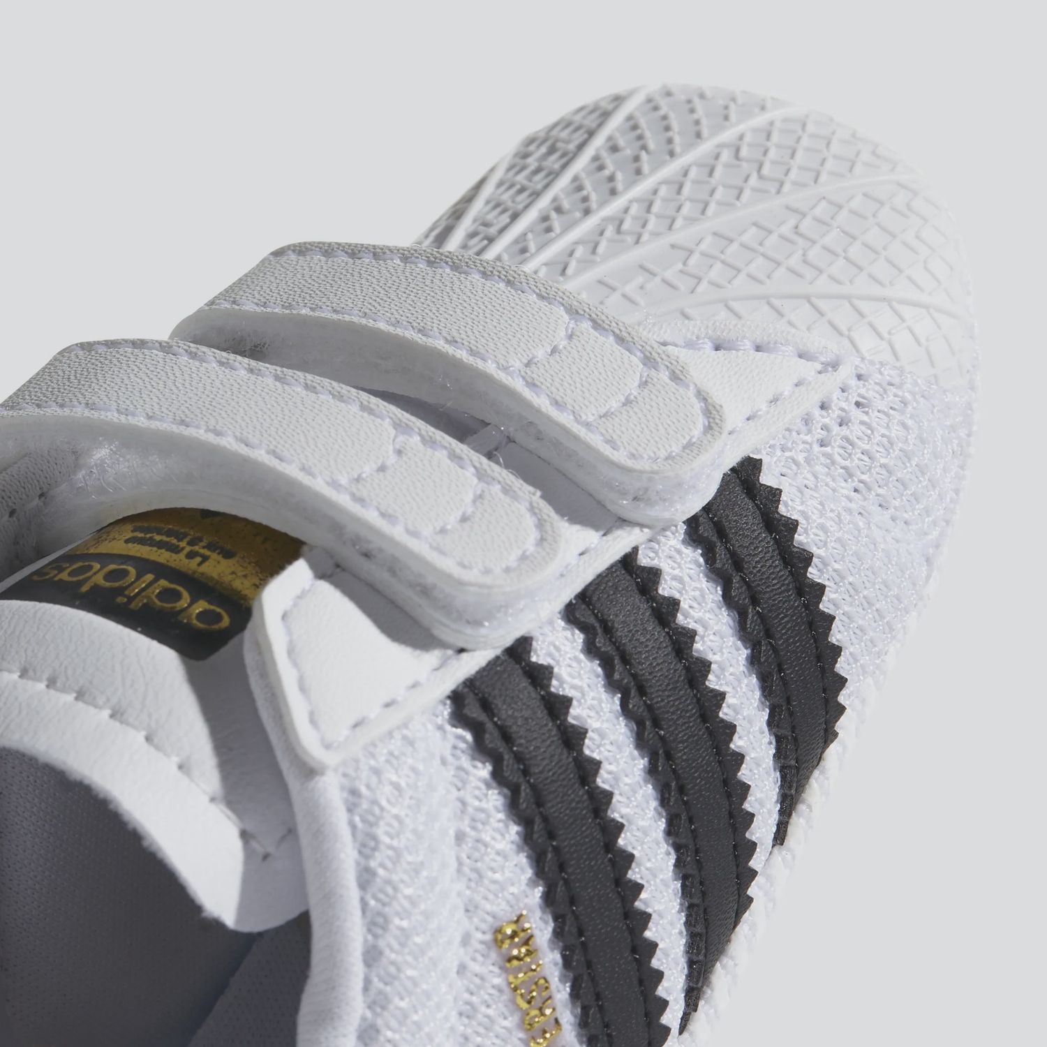 ADIDAS KIDS SUPERSTAR CRIB SHOE -  WHITE