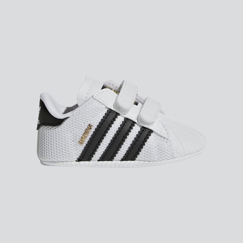 ADIDAS KIDS SUPERSTAR CRIB SHOE -  WHITE