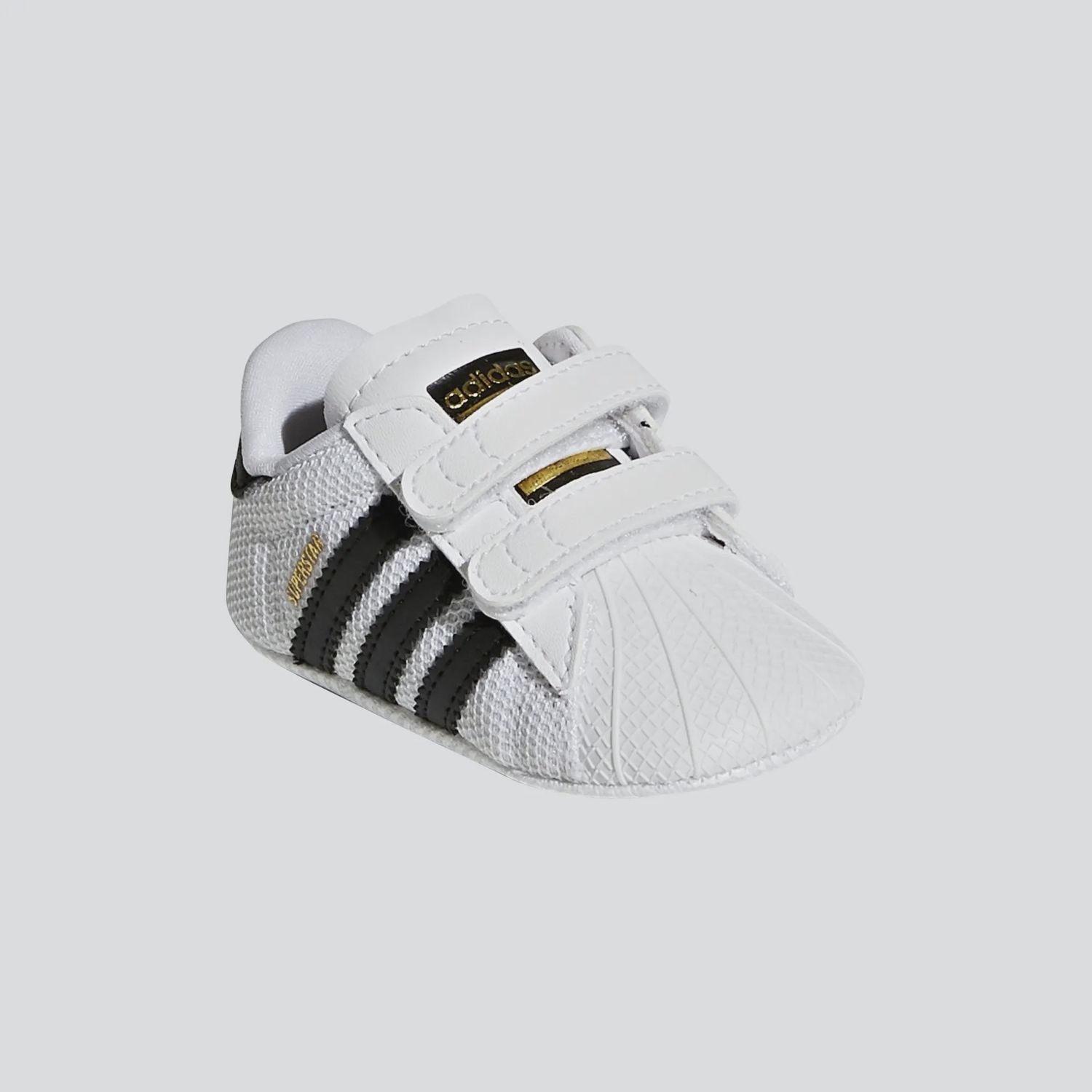 ADIDAS KIDS SUPERSTAR CRIB SHOE -  WHITE