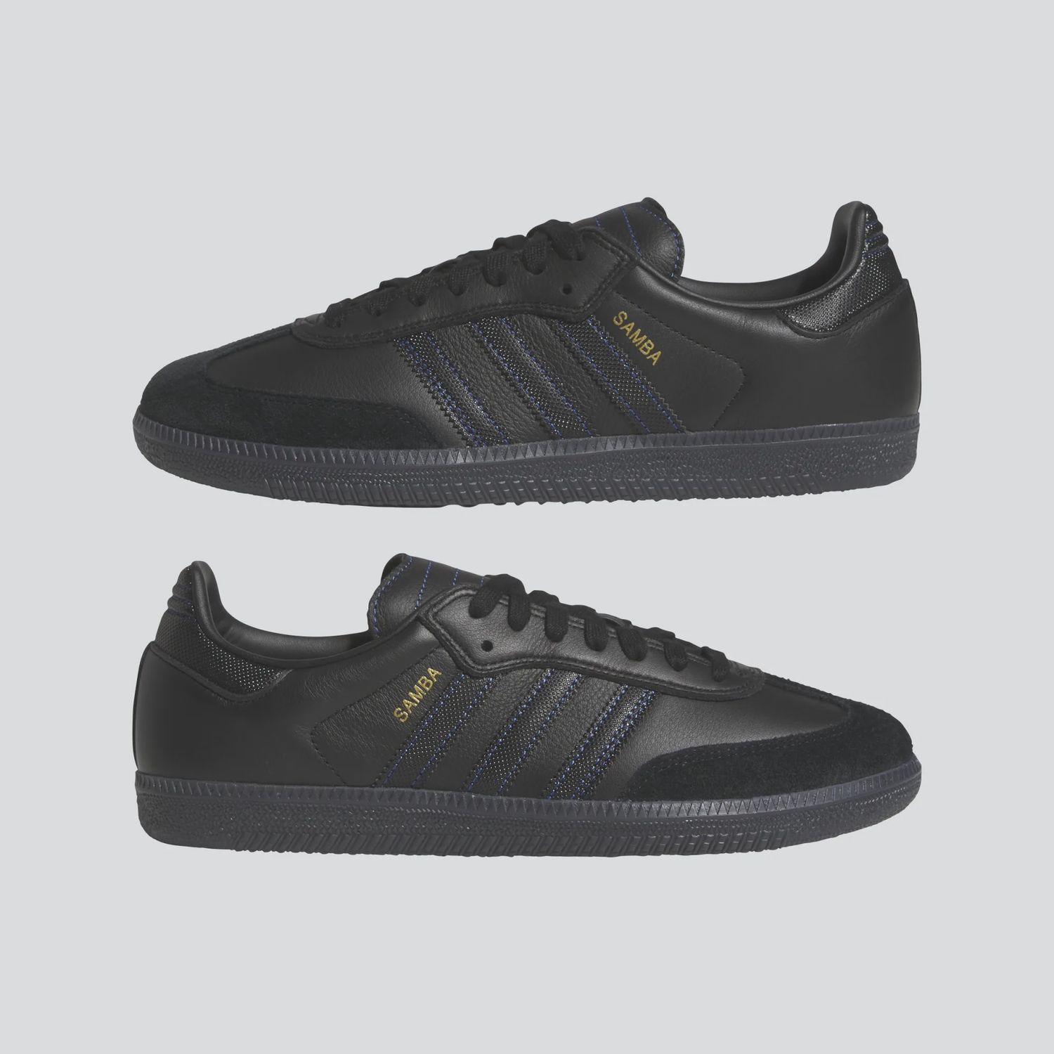ADIDAS UNISEX SAMBA ADV SHOE - BLACK